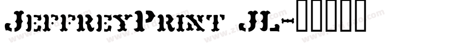 JeffreyPrint JL字体转换